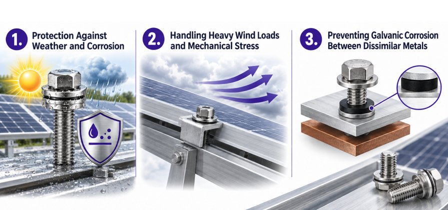 How to Choose the Best Fasteners for Solar Panel Mounting Systems